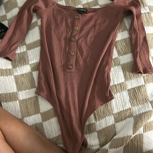 burgundy body suit